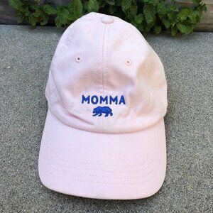 STATE OF MINE Momma Bear Dad Hat Women's Baseball Cap Pink Adjustable​